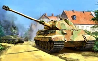 2074  техника и вооружение  King Tiger Sd.Kfz.182 Porsche Turret Full interior  (1:35) 4897051420729