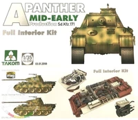2098  техника и вооружение  Panther Ausf. A mid-early prod. (full interior)  (1:35) 4897051421146