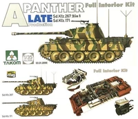2099  техника и вооружение  Panther Ausf. A late prod. (full interior)  (1:35) 4897051421153