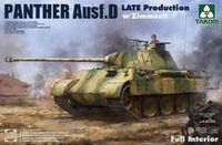 2104  техника и вооружение  Panther Ausf. D Late Production w/ Zimmerit (full interior)  (1:35) 4897051421320
