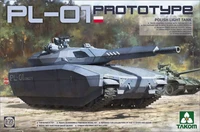 2127  техника и вооружение  PL-01 Prototype Polish light Tank  (1:35) 4897051421542