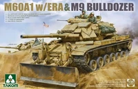 2142  техника и вооружение  M60A1 w/ERA &amp; M9 Bulldozer  (1:35) 4897051421924