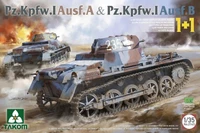 2145  техника и вооружение  Pz.Kpfw.I Ausf.A &amp; Pz.Kpfw.I Ausf.B  (1:35) 4897051421870