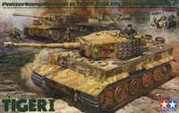25401  техника и вооружение  Panzerkampfwagen VI Tiger I Ausführung E w/Ace Commander &amp; Crew(1:35) 2000000087924