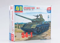 3009AVD  техника и вооружение  Cредний Танк-54-1  (1:43) 4610045030090
