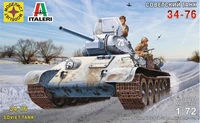 307201  техника и вооружение  Советский Танк-34-76  (1:72) 4607061768755