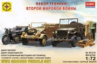 307216  техника и вооружение  Набор техники Второй мировой войны (1:72) 4607061760766