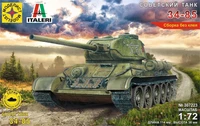 307223  техника и вооружение  Советский Танк-34-85  (1:72) 4607061768113