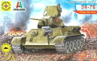 307224  техника и вооружение  Советский Танк-34-76  (1:72) 4607061768120