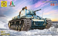 307240  техника и вооружение  Советский танк КВ-1  (1:72) 4607061768595