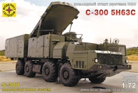 307286  техника и вооружение  Командный пункт системы ПВО С-300 5Н63С  (1:72) 4610083991131