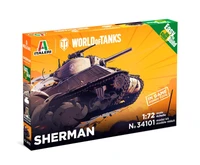 34101  техника и вооружение  SHERMAN - WoT  (1:72) 8001283341011