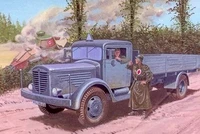 35010IBG  техника и вооружение  German truck Bussing-Nag 500S  (1:35) 5907747900271