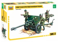 3505  техника и вооружение  Советская дивизионная пушка ЗиС-3  (1:35) 4600327035059