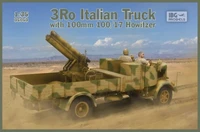 35053IBG  техника и вооружение  3RO Italian Truck with 100/17 Howitzer  (1:35) 4544032772628
