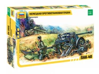 3506  техника и вооружение  пушка  ПАК-40 (1:35) 4600327035066