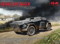35110  техника и вооружение  Sd.Kfz. 247 Ausf.B, German Command Armoured Vehicle  (1:35) 2000000172101
