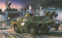 3513  техника и вооружение  БТР BRDM-2 (1:35) 89195835130