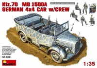 35139  техника и вооружение  Kfz.70 MB 1500A GERMAN 4×4 CAR w/CREW  (1:35) 2000002115113