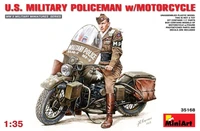 35168  техника и вооружение  U.S. MILITARY POLICEMAN w/MOTORCYCLE  (1:35) 2000002062295