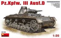 35169  техника и вооружение  Pz.Kpfw.III Ausf.D  (1:35) 4820183310033