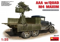 35177  техника и вооружение  AAA w/QUAD M4 MAXIM  (1:35) 4820183310057