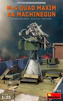 35211  техника и вооружение  M-4 QUAD MAXIM AA MACHINEGUN  (1:35) 4820183312679