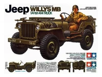 35219  техника и вооружение  Willys MB с фигурой водителя  (1:35) 4950344995660