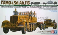 35246  Техника и вооружение  Sd.Kfz.9 FAMO с прицепом Sd.Ah.116 (1:35) 4950344992409