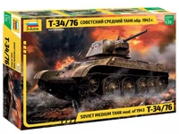 3525  техника и вооружение  Т-34/76 (обр. 1943 г.)  (1:35) 4600327035257