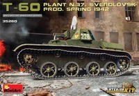 35260  техника и вооружение  T-60 Plant N.37 SVERDLOVSK Prod. Spring 1942. Interior Kit  (1:35) 4820183312181