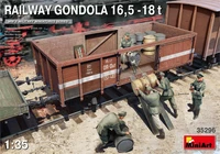 35296  техника и вооружение  Railway Gondola 16.5-18t.  (1:35) 4820183312204