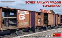 35300  техника и вооружение  SOVIET RAILWAY WAGON “TEPLUSHKA”  (1:35) 4820183312440