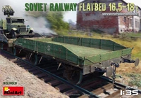 35303  техника и вооружение  Soviet Railway Flatbed 16,5-18t.  (1:35) 4820183312112