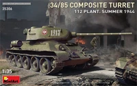 35306  техника и вооружение  Танк-34/85 COMPOSITE TURRET. 112 PLANT. SUMMER 1944  (1:35) 4820183313461