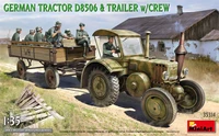 35314  техника и вооружение  GERMAN TRACTOR D8506 &amp; TRAILER w/CREW  (1:35) 4820183314239
