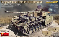 35330  техника и вооружение  Pz.Kpfw.IV Ausf. H KRUPP-GRUSONWERK. MID AUG-SEP 1943. INTERIOR  (1:35) 4820183313768