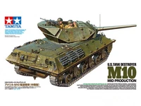 35350  техника и вооружение  САУ  U.S. Tank Destroyer M10 Mid Production  (1:35) 4950344353507