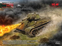 35354  техника и вооружение  Огнемётный танк-34/76 WWII Soviet flamethrower tank  (1:35) 4823044408511