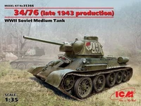 35366  техника и вооружение  Танк-34/76 (1943г. Поздний)  (1:35) 2000000067971
