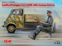 35418  техника и вооружение  Германский грузовикLastkraftwagen 3,5 t AHN с водителем (1:35) 2000000099996