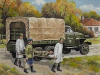 35513  техника и вооружение  Studebaker US6 с мед.персоналом (1:35) 2000000058658