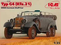 35538  техника и вооружение  Typ G4 (Kfz 21), германский штабной 2МВ (1:35) 2000000058627