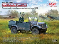 35584  техника и вооружение  le.gl.Einheits-Pkw Kfz.4 Германский авто с зенитной установкой  (1:35) 4823044407927