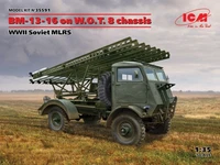 35591  техника и вооружение  BM-13-16 on W.O.T. 8 chassis, WWII Soviet MLRS  (1:35) 2000000162522