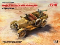 35607  техника и вооружение  Model T 1917 LCP с пулеметом Vickers  (1:35) 4823044408160