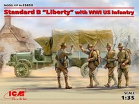 35652  техника и вооружение  Standard B "Liberty" with WWI US Infantry  (1:35) 4823044406012