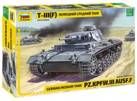 3571  техника и вооружение  Немецкий танк Т-III (F) (1:35) 4600327035714