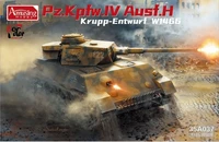 35A037  техника и вооружение  Panzer IV Ausf.H Krupp Entwurf W1466  (1:35) 6954248835372