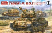 35A059  техника и вооружение  Panzerbefehlswagen Tiger (P) 003 w/Zimmerit in May 1944  (1:35) 6954248835594